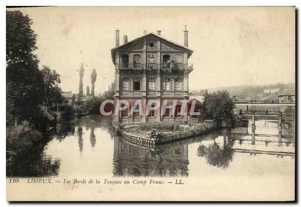 Lisieux — Die Ufer der Touques am Camp Franc — LL. — Nr. 110 - Vorderseite