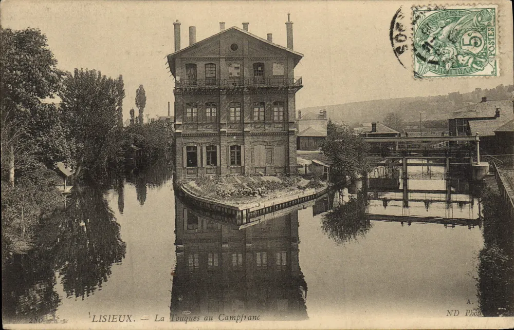Lisieux — A Touques no Campfranc — A. ND PROD. n°280 - Frente