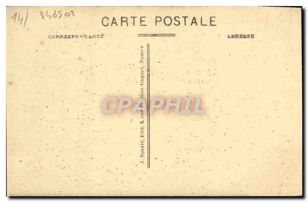 Les Buissonnets — Lisieux — J. Nozais, editor - Verso