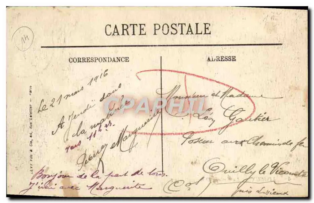 Lisieux — La Caserne Delaunay — LL. n°48 - Rückseite