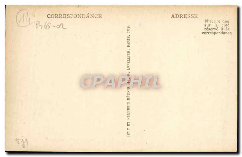 Lisieux — Alte Häuser der Grande-Rue — Edition Maurice Duvéy - Rückseite