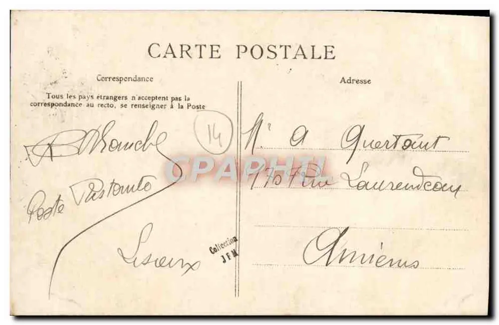 Lisieux — Vista Geral — A Bilhete Postal Antigo n°2823 - Verso