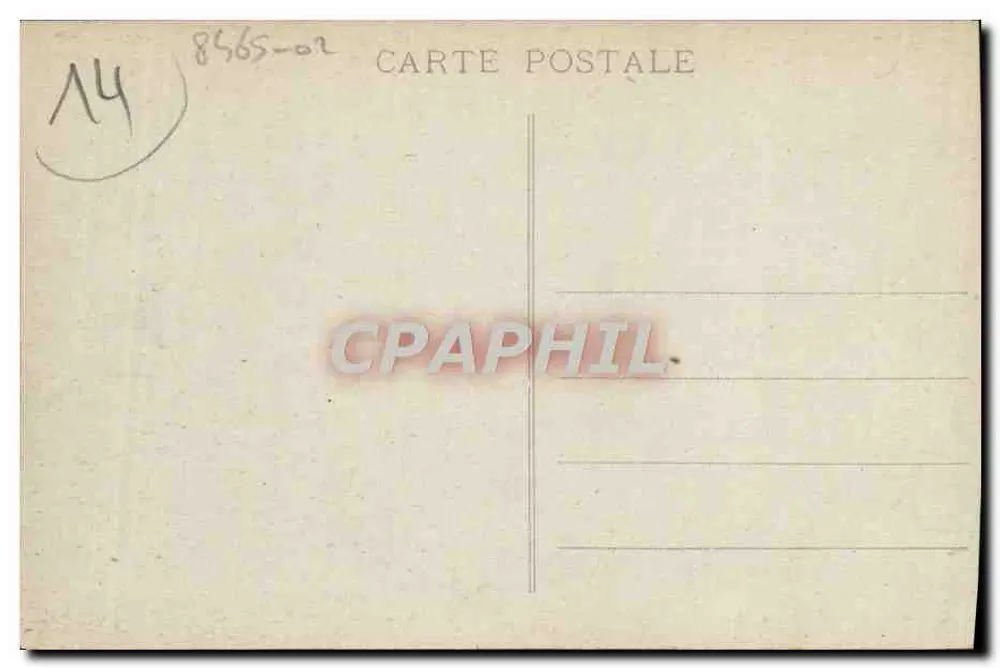Lisieux - Vista geral — editor desconhecido, n° de série 6 - Verso