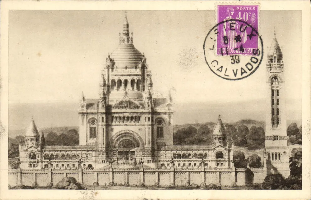 Basilique de Lisieux — Allgemeiner Blick auf das Projekt — Drager - Drager - Vorderseite