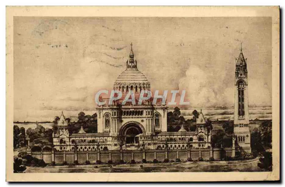 Die Basilika von Lisieux — Allgemeiner Blick auf das Projekt — Edition C. B. S. T., Lisieux - Vorderseite