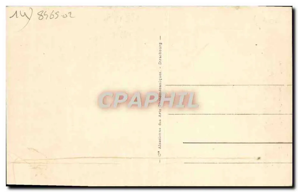 Lisieux - A Catedral de São Pedro — editor C° Alsaicienne dos Artes Decorativas, n° 2 - Verso