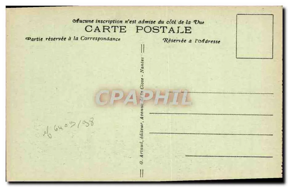 Lisieux — Kościół św. Piotra — G. Artaud, wydawca - Rewers