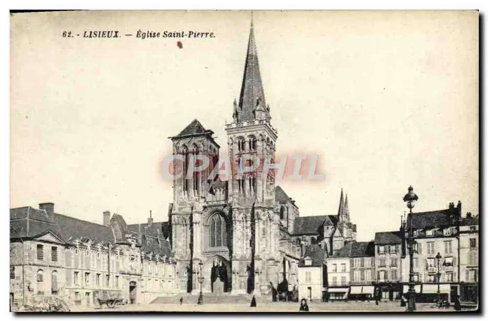 Lisieux — Igreja de São Pedro — G. Artaudi, editor - Frente