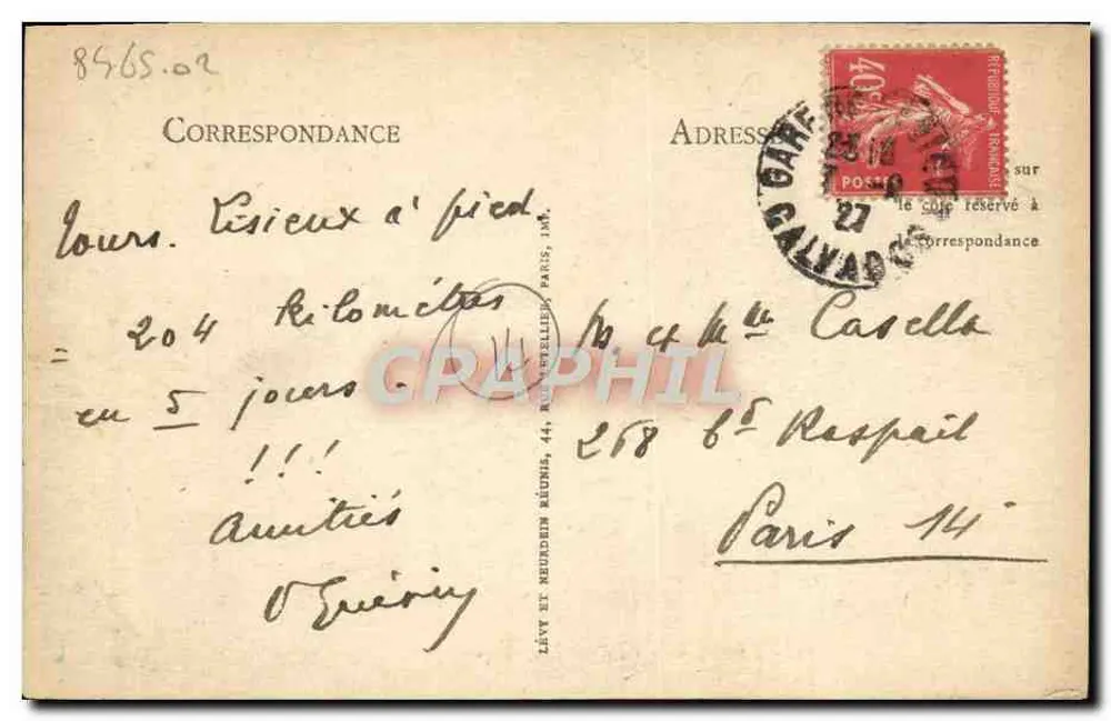 Lisieux - Die Kathedrale und die Place Thiers - LL. - 12. - Rückseite