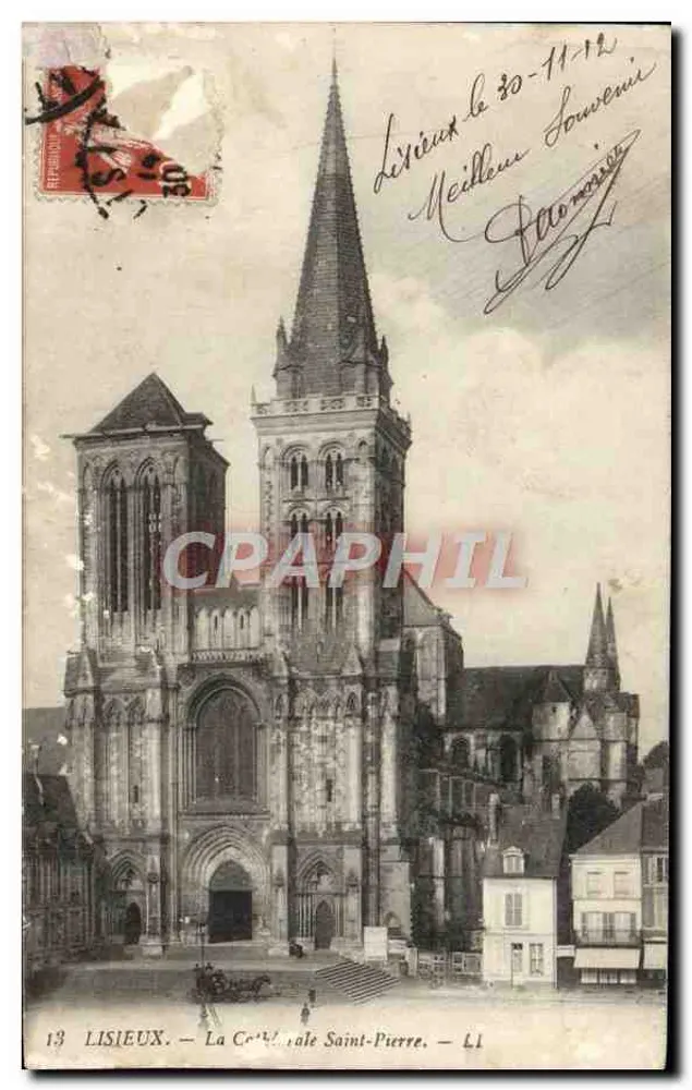 Lisieux — La Cathédrale Saint-Pierre — éditeur L1 - Anverso