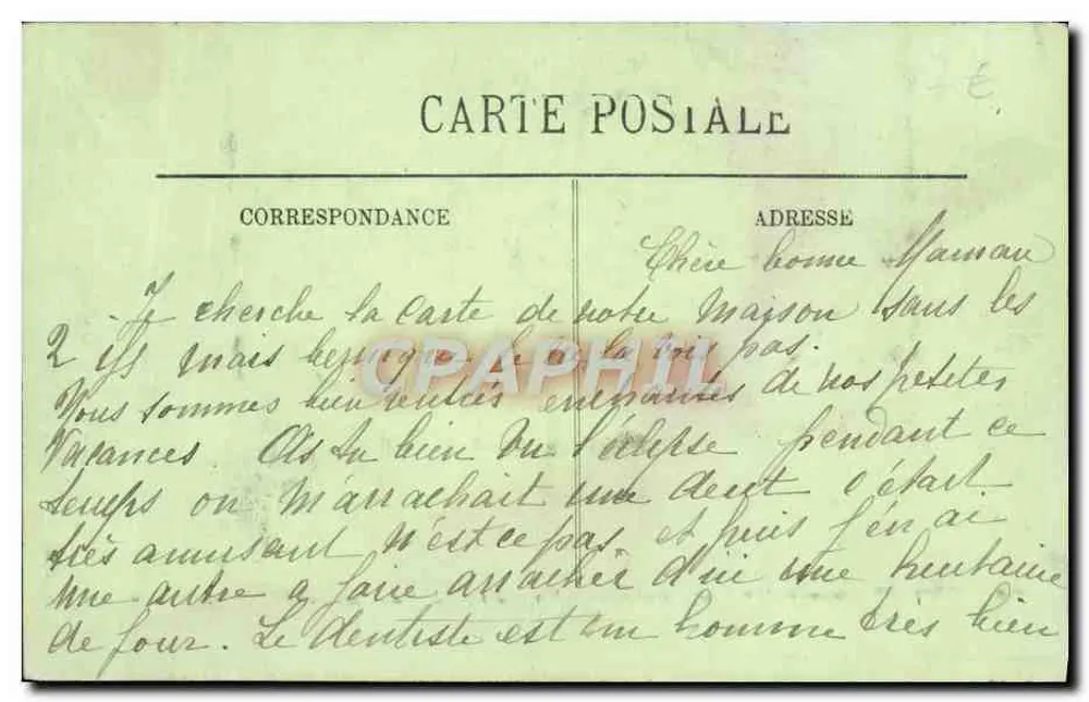 Lisieux — La Cour de Charlotte Corday — Albert Grente, Verleger — n° 68 - Rückseite
