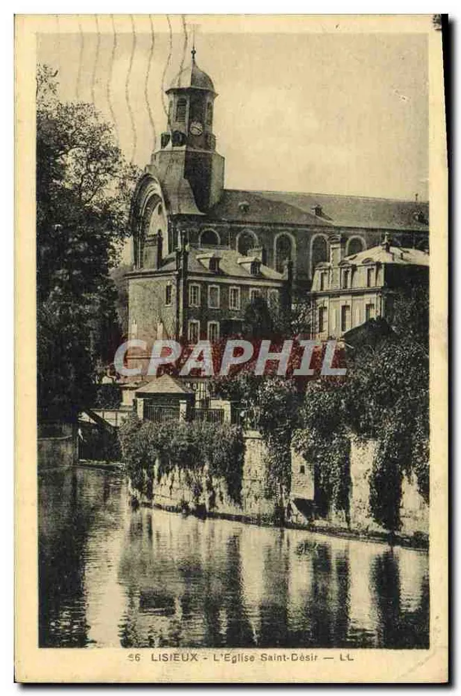 Lisieux - A Igreja de São Désir — Lévy & Neuton, Paris - Frente