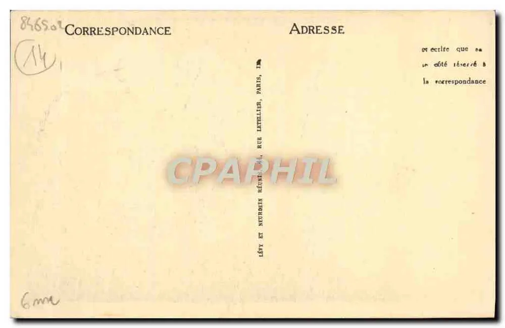 Lisieux — A Igreja de São Desírio — LL - Verso