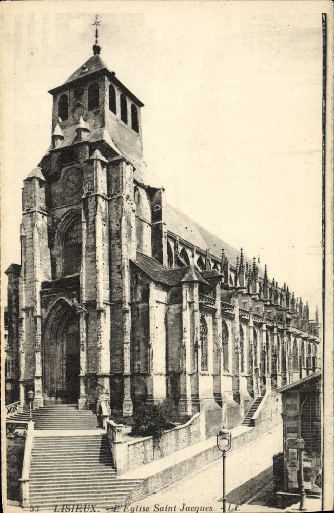 Lisieux — Igreja de São Jacó — L.E. - Frente
