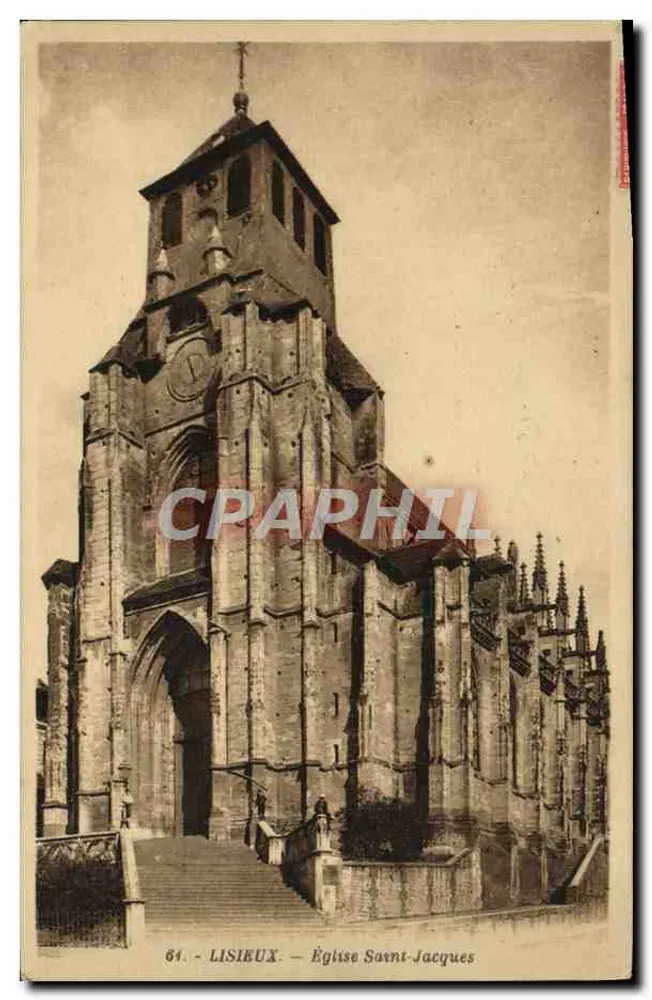 Lisieux — Igreja de São Jacó — G. Arnaud, editor, n°64 - Frente