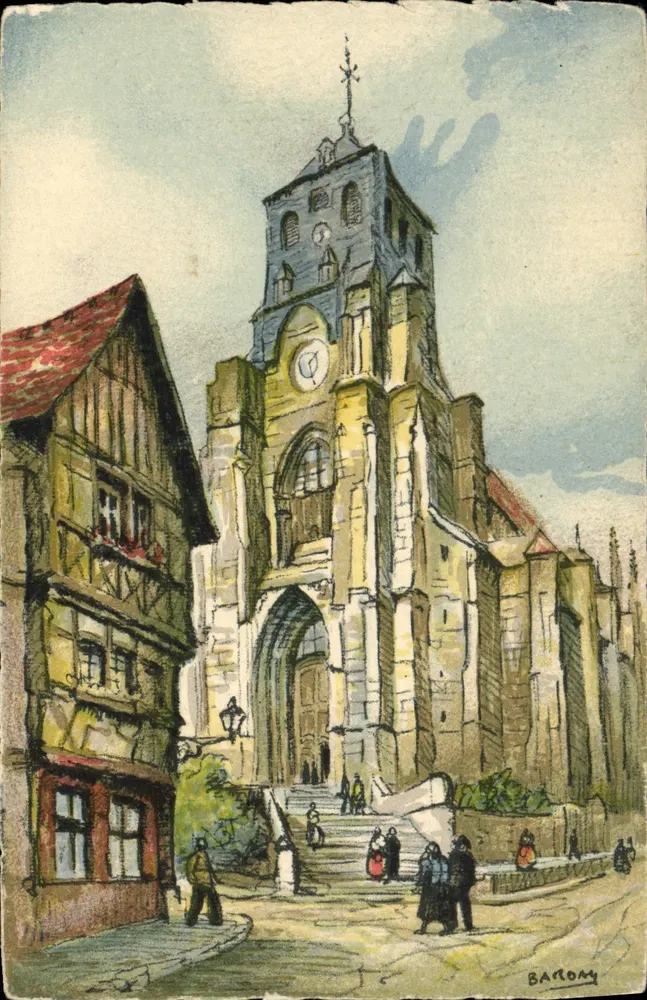 Lisieux — Kościół św. Jakuba — wydawca Barloay, nr serii 3017 D - Awers