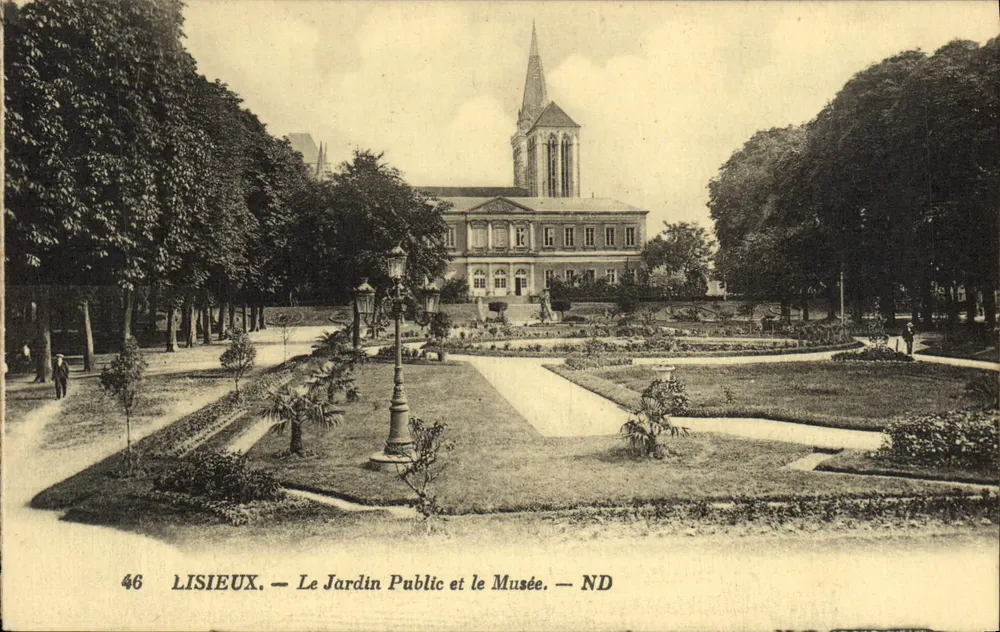 Lisieux — Der öffentliche Garten und das Museum — ND - Vorderseite