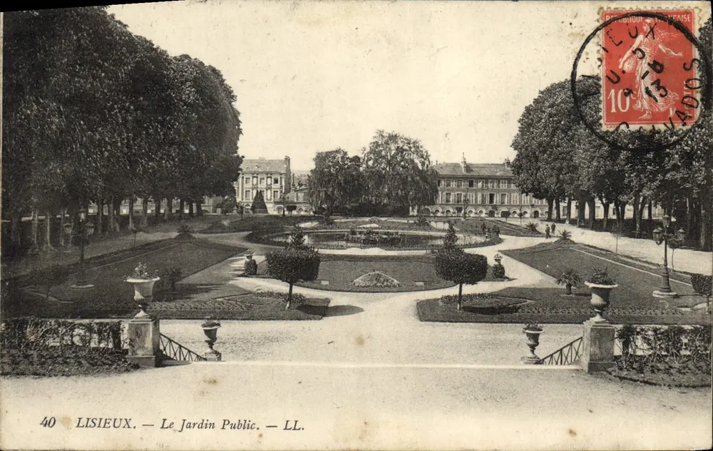 Lisieux — O Jardim Público — LL. - Frente