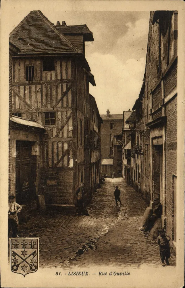 Lisieux — Rue d'Ouville — G. Artaud, editor, Nantes, n°34 - Frente