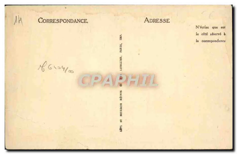 Lisieux — La Rue de la Paix — Édition Maurice Duvéy, Lisieux - Verso