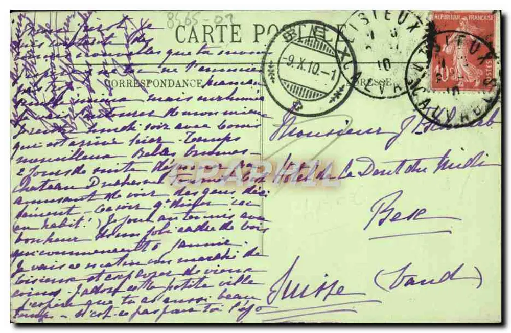 Lisieux — Impasze Obrazu — LL, n°67 - Rewers