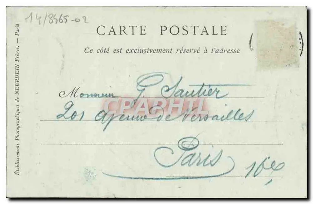 LISIEUX — Die Grande-Rue und die Kirche Saint-Pierre — Collections ND Phot - Rückseite