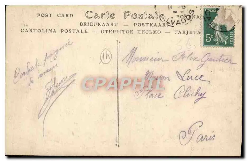 Lisieux — A Grande-Rua — A. G. — JND - Verso