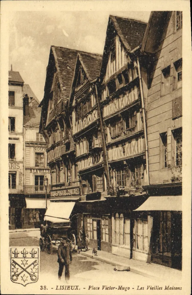 Lisieux - Place Victor-Hugo - Die Alten Häuser — G. Arrand, Verleger, Nantes - Vorderseite