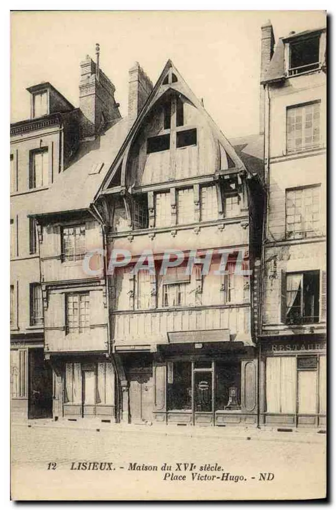 Lisieux - Casa del XVI secolo - Piazza Victor-Hugo - Recto