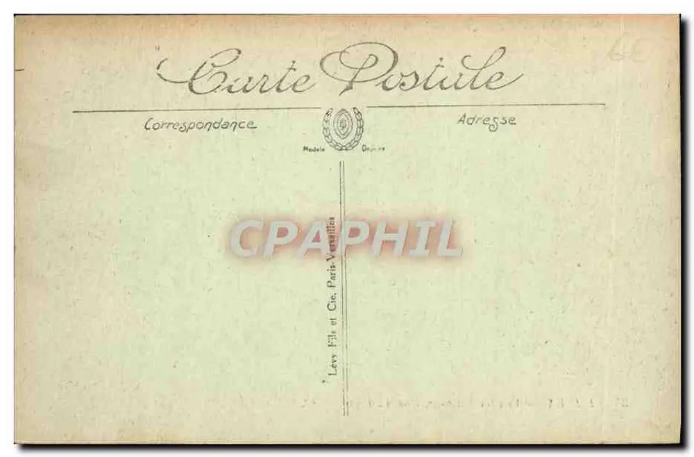 Lisieux — Alte Häuser, Rue au Char — Verlag Ley's Fils et Cie, Paris - Rückseite