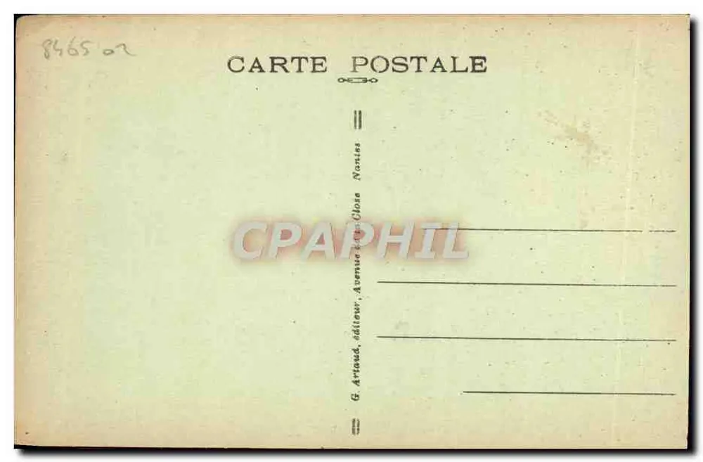 Lisieux — Vista geral — G. Artaud, editor, Nantes - Verso