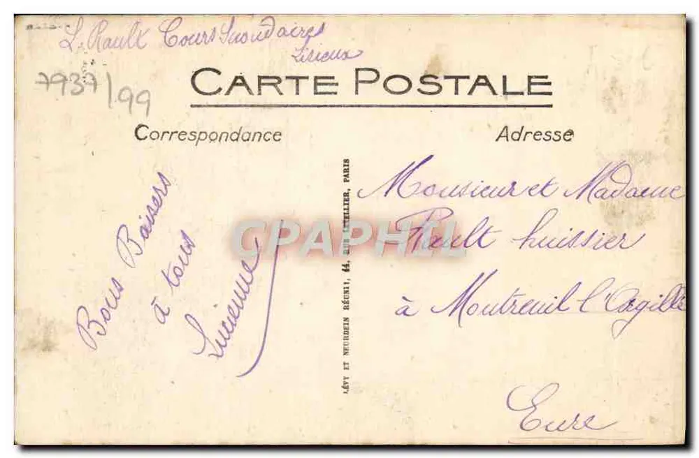 Lisieux - A Impasse de l'Image - LL - Verso