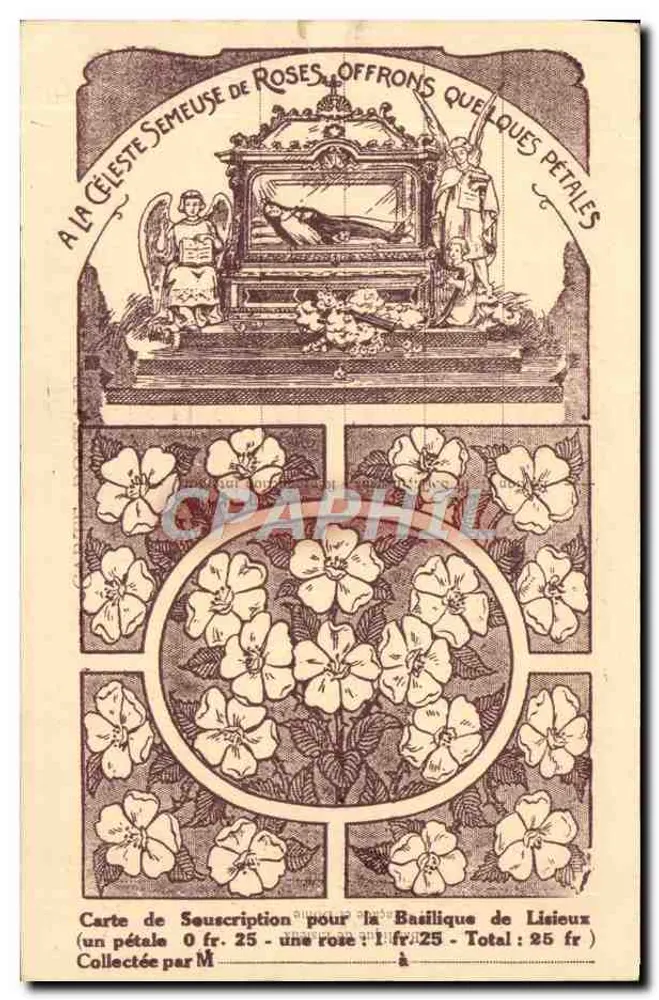 Basilique du Sacré-Cœur — Paris — anonyme Ausgabe - Rückseite