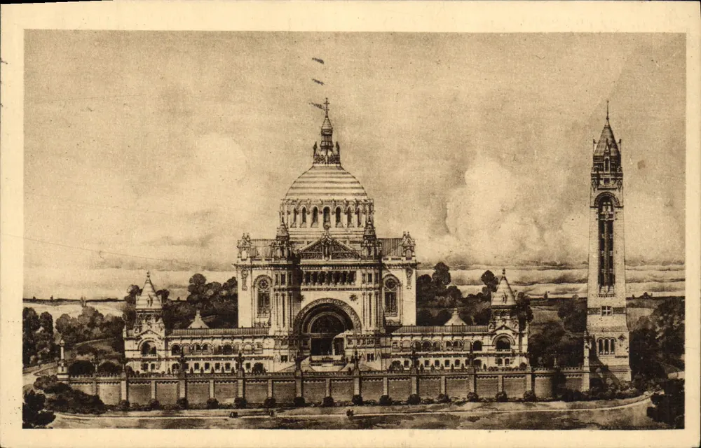 Die Basilika von Lisieux — Allgemeiner Blick auf das Projekt — Édition C. B. S. Lisieux - Vorderseite