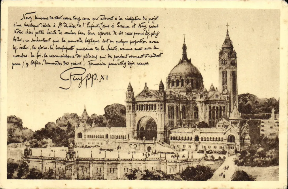 Basilika von Sainte-Thérèse de Lisieux — Projekt Realisierung — Unbekannter Verlag, Seriennummer nicht sichtbar - Vorderseite
