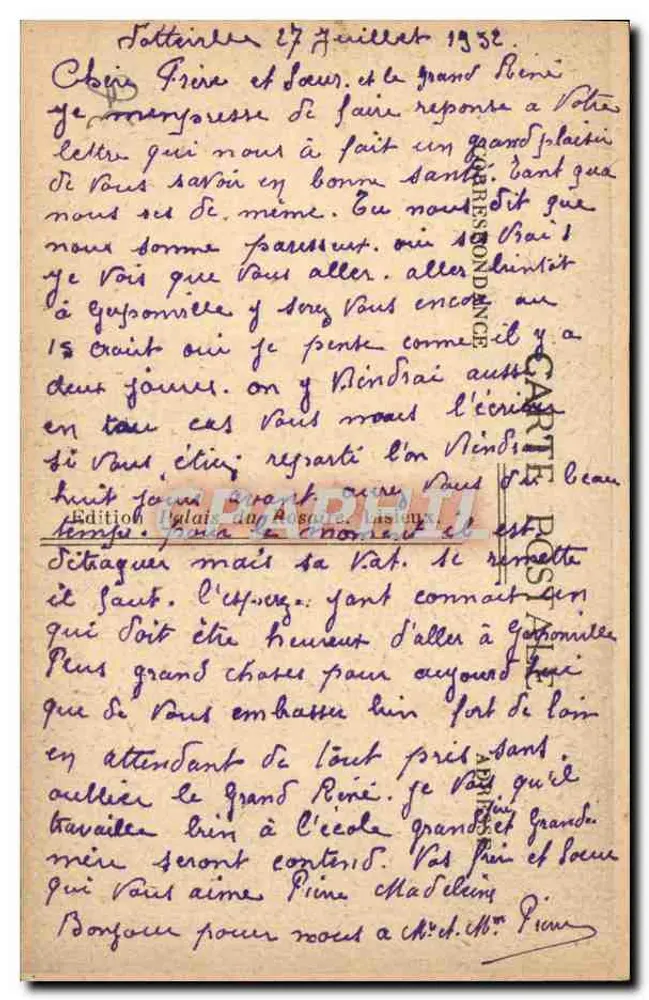 Igreja de São Pedro — Lisieux — Edição L'Éclaireur - Verso
