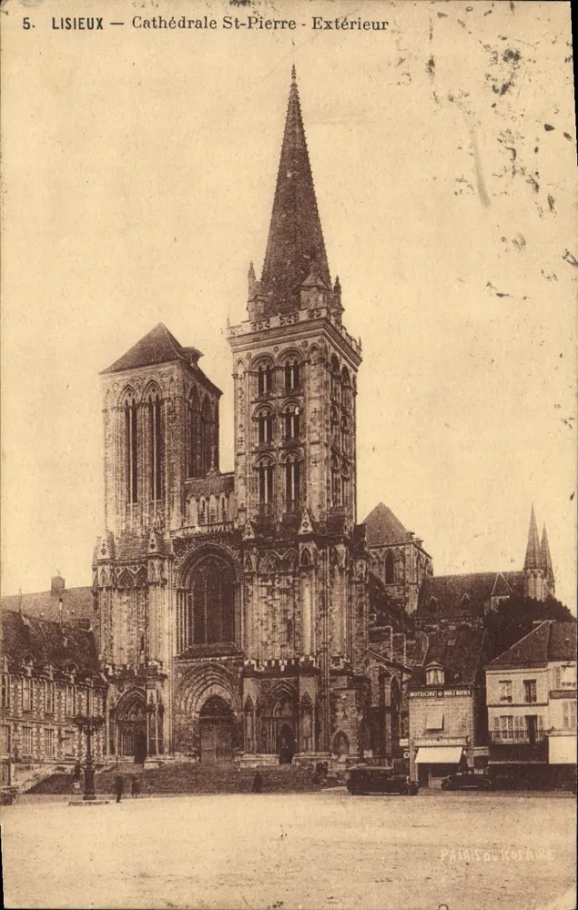 Lisieux — Catedral de São Pedro — Exterior — Editor Palais du Kehaire, n°5 - Frente