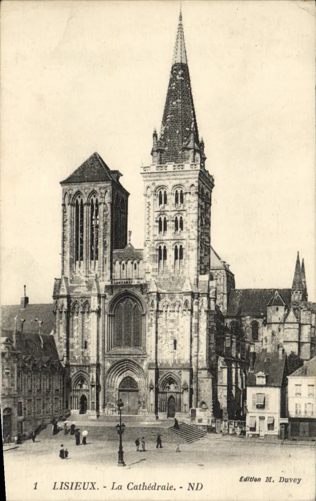 Lisieux - A Catedral - ND — Edição M. Duvey - Frente