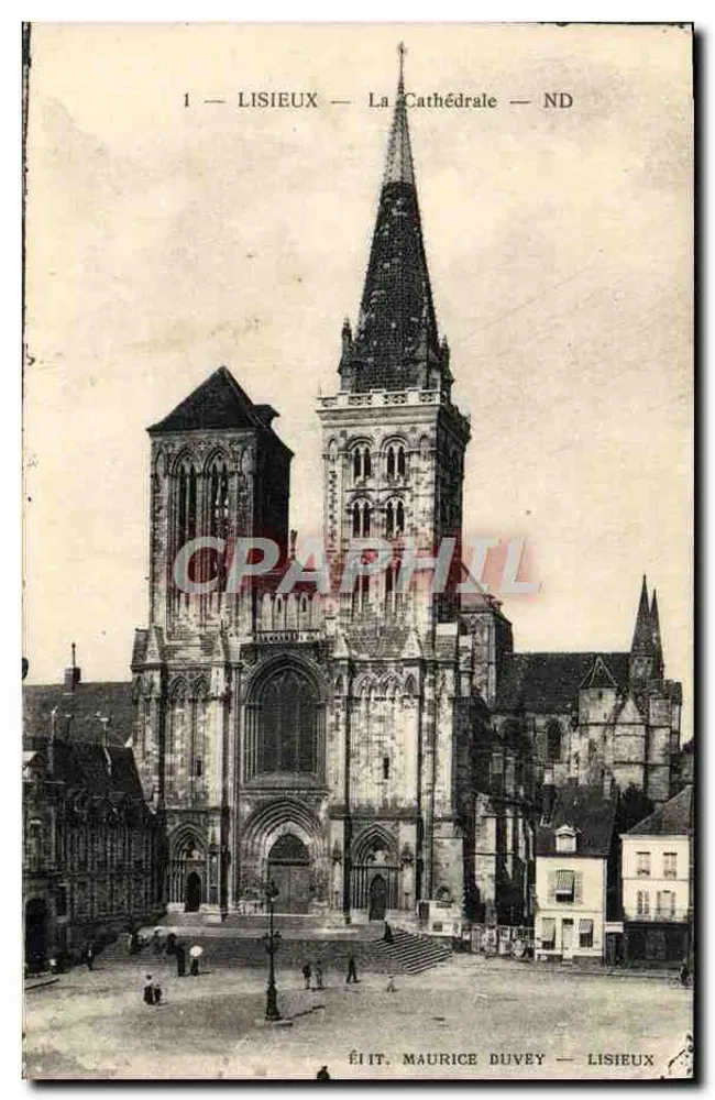 Lisieux — A Catedral ND — Ed. Maurice Duvéy - Frente