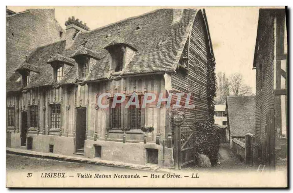 Lisieux — Altes normannisches Haus — Rue d'Orbec — LL - Vorderseite