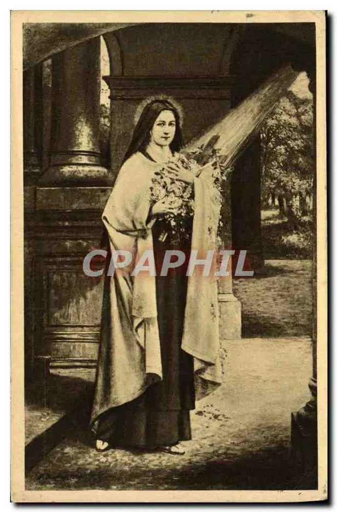Sainte Thérèse de l'Enfant-Jésus — Portrait — Verleger F. Roux (Lisieux) - Vorderseite
