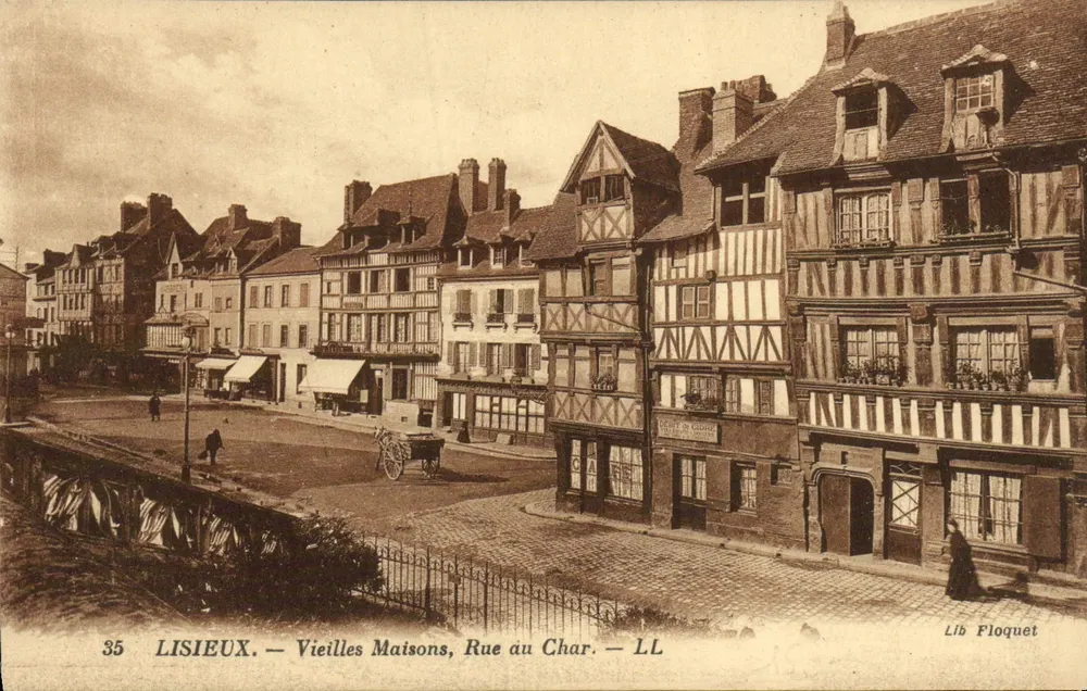 Lisieux — Alte Häuser, Rue au Char — Lib Floquet - Vorderseite
