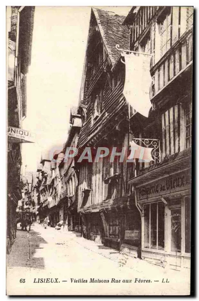 Lisieux — Alte Häuser in der Rue aux Fèvres — LL - Vorderseite