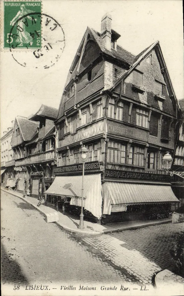Lisieux — Alte Häuser, Grande Rue — LL. - Vorderseite