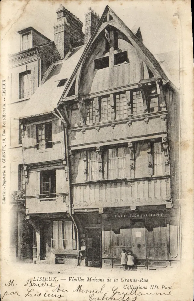 Lisieux — Alte Häuser der Grande-Rue — Phot. Guillaume Calvados - Vorderseite