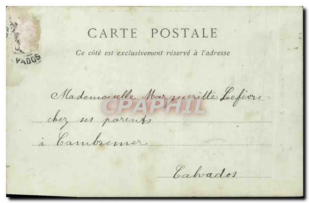 Lisieux — Alte Häuser der Grande-Rue — Phot. Guillaume Calvados - Rückseite