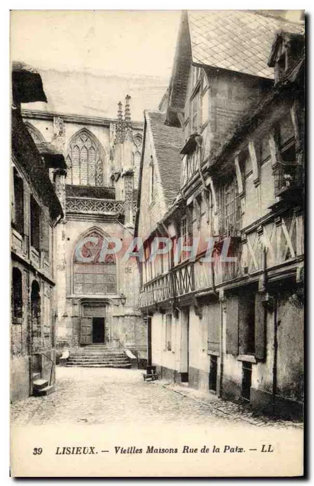 Lisieux — Alte Häuser in der Rue de la Pâtre — LL - Vorderseite