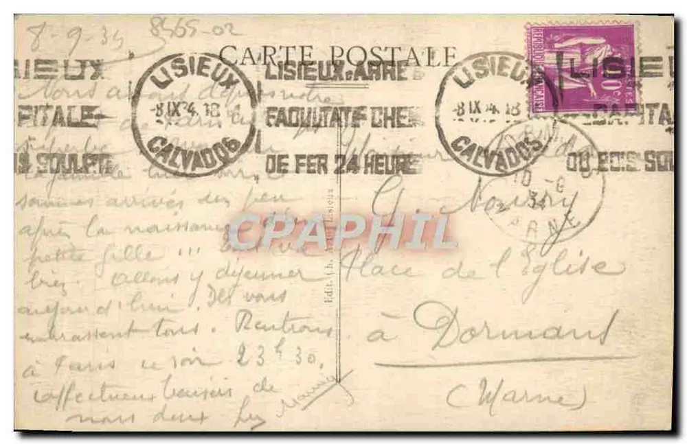 Lisieux - Alte Haus - Rue de la Paix - Rückseite
