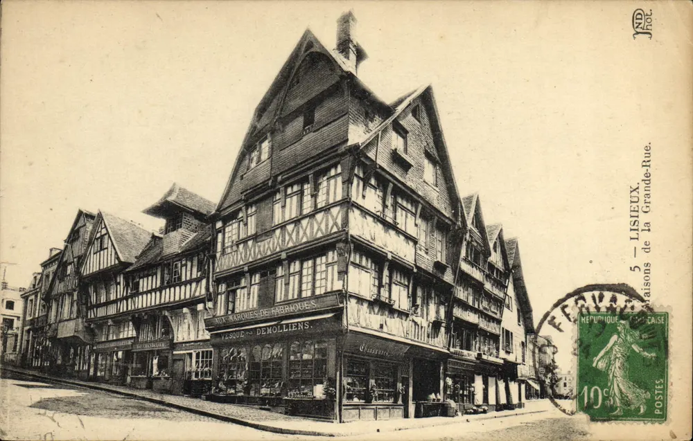 Lisieux — Casas da Grande-Rua — JND Fot. - Frente