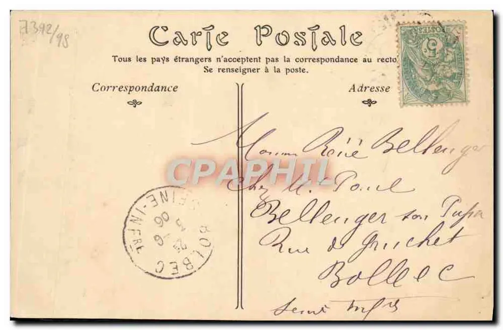 Alte Häuser der Grande-Rue — LISIEUX — A.G. ND Phot - Rückseite
